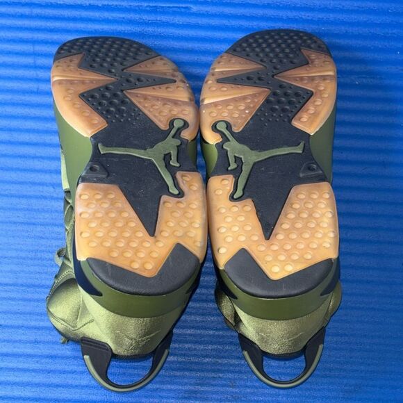 Size 9.5- Men’s Nike Air Jordan 6 Retro Pinnacle Promo Flight AH4614-303 RARE - Picture 8 of 8